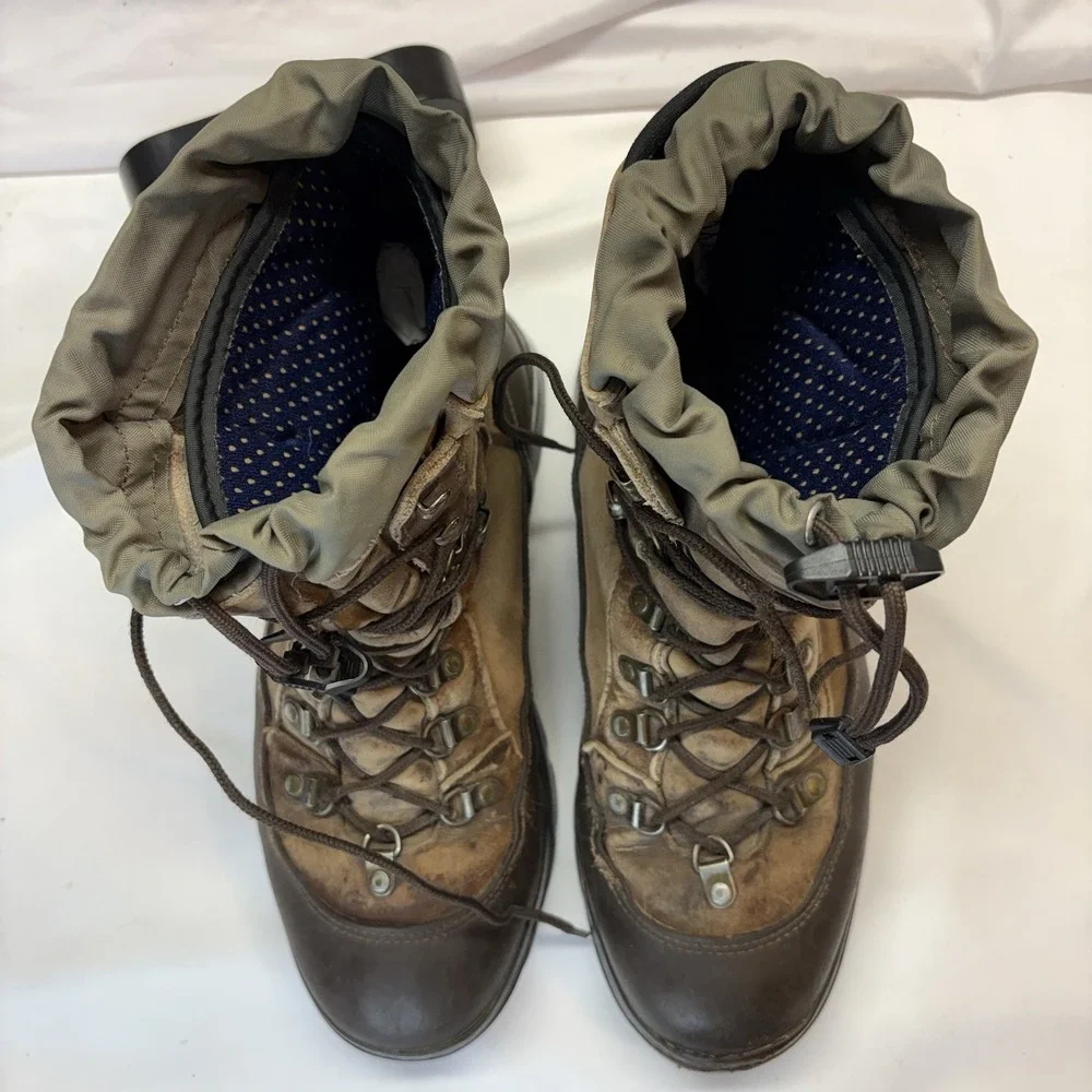 Sorel Conquest Boots Mens 10 M Waterproof Insulated Leather Winter Snow Tan